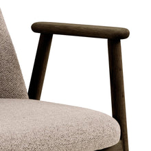 Load image into Gallery viewer, Luxury Leo Beige Upholstered Fabric Dining Chair With Solid Metal Base, Set of 2 Dining Chairs