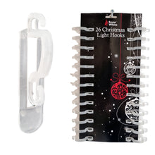 Load image into Gallery viewer, Christmas Light Hook Clips For Gutter Curtains Wires Or Poles 26 Pack Strong Indoor Outdoor