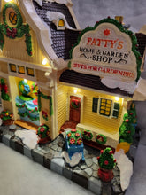 Load image into Gallery viewer, Light Up Restaurant Christmas Village Scene Traditional Winter Large LED Miniature 19cm