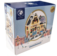 Load image into Gallery viewer, Light Up Restaurant Christmas Village Scene Traditional Winter Large LED Miniature 19cm