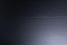 Load image into Gallery viewer, Malika Round Black Oak Dining Table With A Cross Wooden Base 120cm