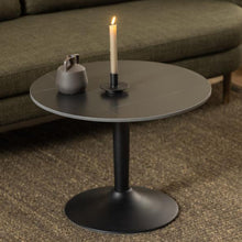 Load image into Gallery viewer, Malta Round Coffee Table With Black Ceramic Top 60cm