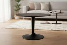 Load image into Gallery viewer, Malta Round Coffee Table With Black Ceramic Top 60cm