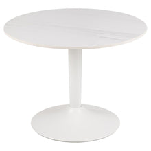 Load image into Gallery viewer, Malta 60cm Round Coffee Table With White Ceramic Top