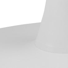 Load image into Gallery viewer, Malta Square White Ceramic Designer Dining Table Curve Metal Base 90x90cm