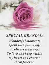 Load image into Gallery viewer, Grandma Laminated Memorial Funeral Grave Card With Special Message