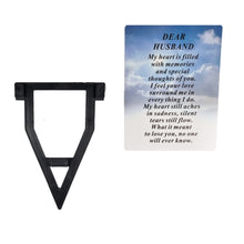 Load image into Gallery viewer, Husband Laminated Memorial Funeral Grave Card With Special Message
