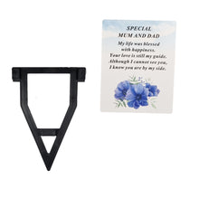 Load image into Gallery viewer, Mum And Dad Laminated Memorial Funeral Grave Card With Special Message