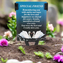 Load image into Gallery viewer, Special Friends Laminated Memorial Funeral Grave Card With Message