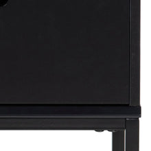 Load image into Gallery viewer, Black cabinet corner on a white background