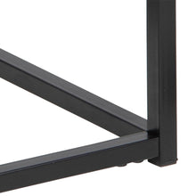 Load image into Gallery viewer, Close-up of a black metal frame corner on a white background