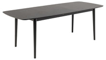 Load image into Gallery viewer, Montreux Extendable Large Rectangle Black Oak Dining Table 180/219cm Extending Top