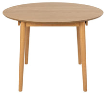 Load image into Gallery viewer, Montreux Round Extendable Oak Dining Table 115/154cm Extending Top
