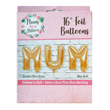 Load image into Gallery viewer, Mum Balloon Individual Letters Birthday Mother's Day Party Photo Backdrop 16 Inch