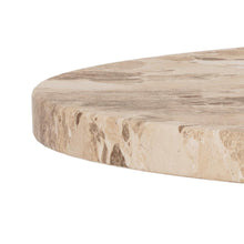 Load image into Gallery viewer, Naxos Brown Lavish Coffee Table With Lacquered Marble Top 80cm
