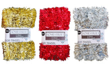 Load image into Gallery viewer, Very Long Silver Christmas Tinsel, 50 Foot 15 Meter Xmas Holiday Home Office Decoration