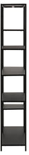 Load image into Gallery viewer, Newcastle Black Metal Bookcase Shelving Unit With 6 Shelves 80x30x165cm