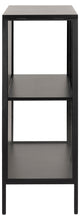 Load image into Gallery viewer, Newcastle Black Display Cabinet With 2 Glass Doors & 2 Metal Shelves 80x40x99cm