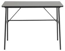 Load image into Gallery viewer, Pascal Office Desk Table In Black With Solid Metal Legs 100x55x75cm