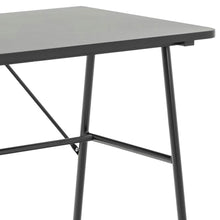 Load image into Gallery viewer, Pascal Office Desk Table In Black With Solid Metal Legs 100x55x75cm