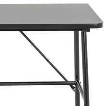 Load image into Gallery viewer, Pascal Office Desk Table In Black With Solid Metal Legs 100x55x75cm