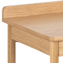 Load image into Gallery viewer, Close-up of a wooden desk corner on a white background