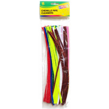Load image into Gallery viewer, Pipe Cleaners 65 Fluffy Chenille Sticks in Assorted Colours