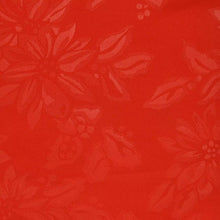 Load image into Gallery viewer, Red Christmas Tablecloth Poinsettia Floral Pattern Rectangle Xmas Dining 132x178cm 70x52Inch