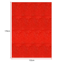 Load image into Gallery viewer, Red Christmas Tablecloth Poinsettia Floral Pattern Rectangle Xmas Dining 132x178cm 70x52Inch