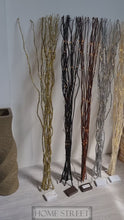 Load and play video in Gallery viewer, Light Up Willow Twigs Bunch, 80 LED Battery Operated 1.2M Branches 120cm tall in Cream, Black Brown, Silver Or Gold
