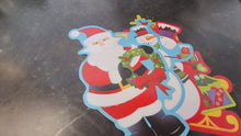 Load and play video in Gallery viewer, Christmas Card Characters Pack Of 6 Large Santa Snowman Decs Giant Gift Tags