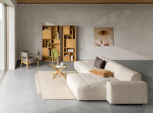 Load image into Gallery viewer, Rangoon Large Bookcase Shelving Unit In Oak With 3 Doors And Compartments 90x30x180 cm