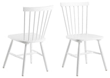 Load image into Gallery viewer, Riano White Dining Chair With Wide Base And High Back, Set Of 2 Chairs