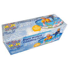 Load image into Gallery viewer, Rigid Wall Paddling Pool 4ft No Inflation Required Kids Family Pets Outdoor Splash Games 48x10" (122x25cm)