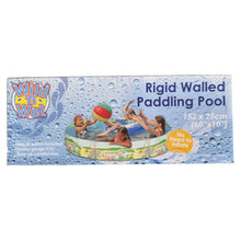 Load image into Gallery viewer, Rigid Wall Paddling Pool 5ft No Inflation Required Kids Family Pets Outdoor Splash Games 60x10" (152x25cm)