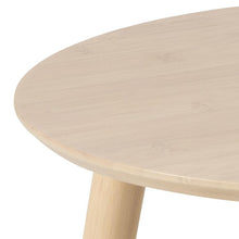 Load image into Gallery viewer, Roslin Round Bamboo Lacquered Coffee Table Set 2 Tables 60cm And 45cm