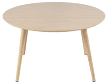 Load image into Gallery viewer, Roslin Round Bamboo Lacquered Coffee Table Spacious 80cm