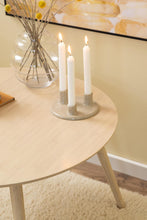 Load image into Gallery viewer, Roslin Round Bamboo Lacquered Coffee Table Spacious 80cm