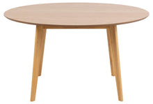 Load image into Gallery viewer, Roxby Round Large Oak Stained Dining Table Large 140cm Spacious Top