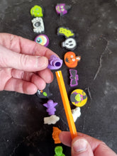 Load image into Gallery viewer, Halloween Erasers and Pencil Top Erasers Pack of 20 Party Bag Favours or Prizes and more