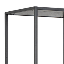 Load image into Gallery viewer, Seaford Bookcase Tall Black Shelving Unit With 5 Shelves 185x77x35xcm