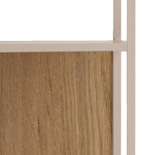 Load image into Gallery viewer, Seaford Bookcase Tall Grey Brown Shelving Unit With 5 Shelves 185x77x35xcm