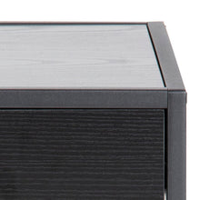 Load image into Gallery viewer, Close-up of a black outdoor furniture piece with a textured surface.