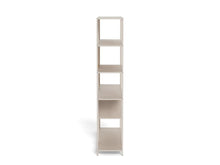 Load image into Gallery viewer, Seaford Large Bookcase Shelving Unit With 2 Drawers Grey Steel 135x35x185 cm