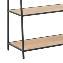 Load image into Gallery viewer, Seaford Angle Bookcase Wall Shelving Unit In Oak 77x36x175 cm