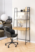 Load image into Gallery viewer, Seaford Angle Bookcase Wall Shelving Unit With Drawer In Oak 77x36x175 cm