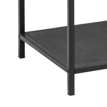 Load image into Gallery viewer, Seaford Bookcase Free Standing Shelving Unit In Black 35x37x120 cm