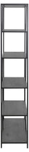 Load image into Gallery viewer, Seaford Large Bookcase Shelving Storage Unit In Black 114x35x185 cm