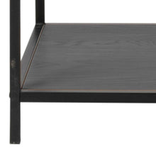 Load image into Gallery viewer, Seaford Large Bookcase Shelving Storage Unit In Black 114x35x185 cm
