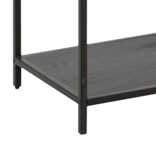 Load image into Gallery viewer, Seaford Large Bookcase Shelving Storage Unit In Black 114x35x185 cm